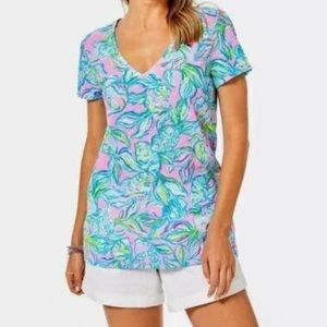 [Lilly Pulitzer] Etta Tee in Fish off the Scales